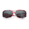 Polarized Rhinestone Geometric 55mm Translucent Plastic Fit Over Sunglasses