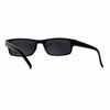 Mens New Small Face Snug Fit Color Lens Rectangular Plastic Frame Sunglasses