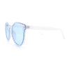 SA106 Womens Ruffled Edge Horn Rim Hipster Fashion Sunglasses