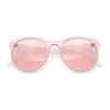 SA106 Womens Ruffled Edge Horn Rim Hipster Fashion Sunglasses