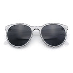 SA106 Womens Ruffled Edge Horn Rim Hipster Fashion Sunglasses
