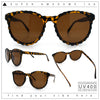 SA106 Womens Ruffled Edge Horn Rim Hipster Fashion Sunglasses