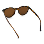 SA106 Womens Ruffled Edge Horn Rim Hipster Fashion Sunglasses