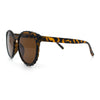 SA106 Womens Ruffled Edge Horn Rim Hipster Fashion Sunglasses