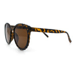 SA106 Womens Ruffled Edge Horn Rim Hipster Fashion Sunglasses