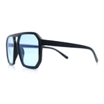 Mens Octagon Geometric Plastic Racer Mob Pilots Sunglasses