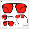 Mens Octagon Geometric Plastic Racer Mob Pilots Sunglasses