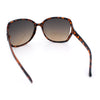 Womens Large Exposed Side Lens Butterfly Plastic Sunglasses