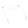 Classic Womens Gothic Clear Lens Cat Eye Glasses