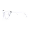 Classic Womens Gothic Clear Lens Cat Eye Glasses