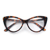 Classic Womens Gothic Clear Lens Cat Eye Glasses