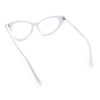 Classic Womens Gothic Clear Lens Cat Eye Glasses