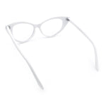 Classic Womens Gothic Clear Lens Cat Eye Glasses