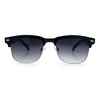 Mens Half rim Rectangular Luxury Hipster Shade Sunglasses