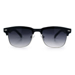 Mens Half rim Rectangular Luxury Hipster Shade Sunglasses