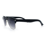 Mens Half rim Rectangular Luxury Hipster Shade Sunglasses
