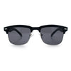 Mens Half rim Rectangular Luxury Hipster Shade Sunglasses