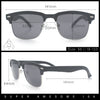 Mens Half rim Rectangular Luxury Hipster Shade Sunglasses