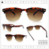 Mens Half rim Rectangular Luxury Hipster Shade Sunglasses