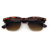 Mens Half rim Rectangular Luxury Hipster Shade Sunglasses