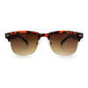 Mens Half rim Rectangular Luxury Hipster Shade Sunglasses