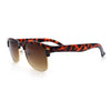 Mens Half rim Rectangular Luxury Hipster Shade Sunglasses