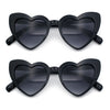 Girls Kid Size Heart Shape Lolita Valentine Love Sunglasses