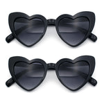 Girls Kid Size Heart Shape Lolita Valentine Love Sunglasses
