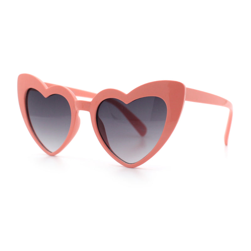 Girls Kid Size Heart Shape Lolita Valentine Love Sunglasses