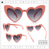 Girls Kid Size Heart Shape Lolita Valentine Love Sunglasses
