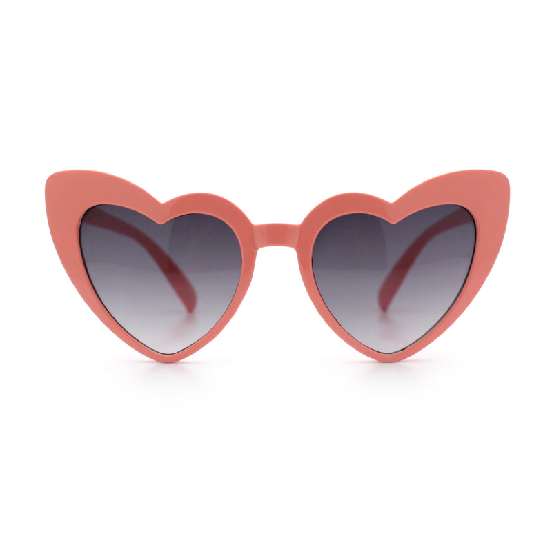 Girls Kid Size Heart Shape Lolita Valentine Love Sunglasses