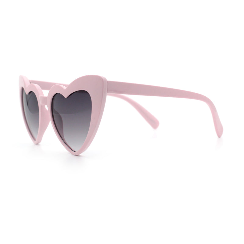 Girls Kid Size Heart Shape Lolita Valentine Love Sunglasses