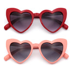 Girls Kid Size Heart Shape Lolita Valentine Love Sunglasses