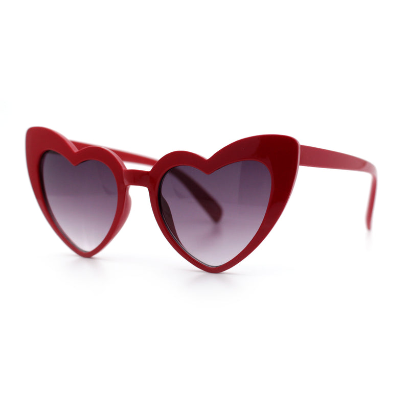 Girls Kid Size Heart Shape Lolita Valentine Love Sunglasses