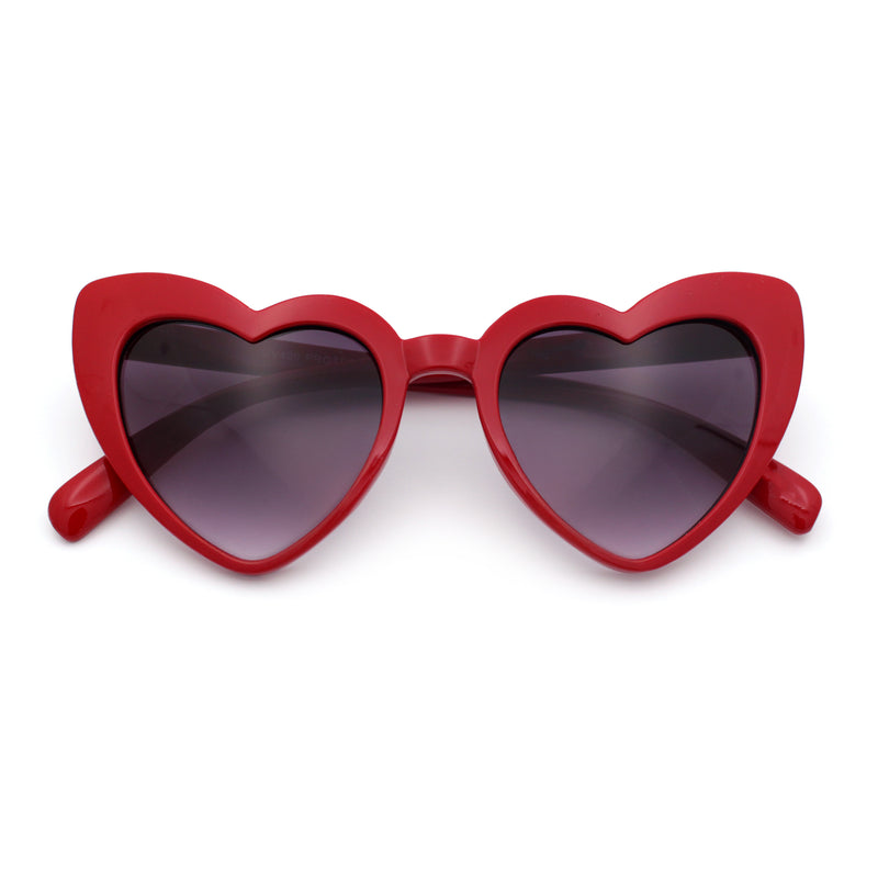 Girls Kid Size Heart Shape Lolita Valentine Love Sunglasses