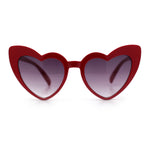 Girls Kid Size Heart Shape Lolita Valentine Love Sunglasses