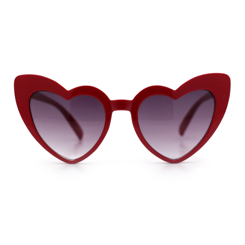 Girls Kid Size Heart Shape Lolita Valentine Love Sunglasses