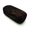 Oversized Diva Womens Lace Cover Hard Large Metal Clam Shell Box Sunglasses Case