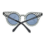 New Womens Metal Wire Weave Cat Eye Unique Runway Designer Fashion Sunglasses