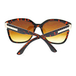 Womens Metal Chain Boyfriend Fit Large Plastic Butterfly Designer Sunglasses New