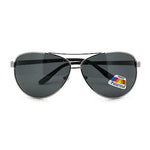 Anti Glare Polarized Mens Classic Top Gun Officer Metal Rim Aviator Sunglasses