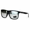 Locs Mens Hardcore Gangster Plastic Oversize Thin Plastic Horn Rim Sunglasses