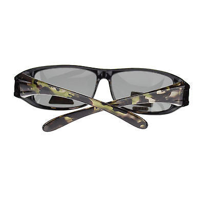 Mens Camouflage Rectangular Fit Over Polarized Anti Glare Sunglasses