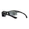 SA106 Mens Hunters Baseball Half Rim Camouflage Print Camo Sunglasses