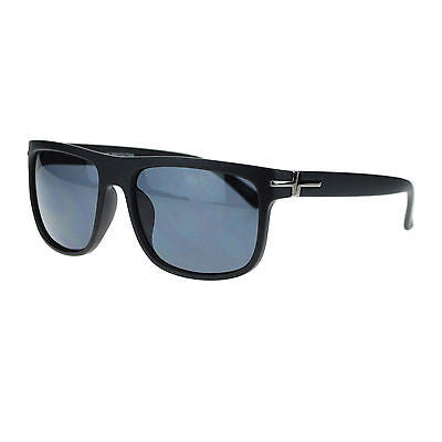 Mens Luxury Fashion Mobster Scret Agent Rectangular Shade Plastic Sunglasses