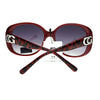 CG Eyewear Oversize Womens Plastic Round Butterfly Designer Sunglasses