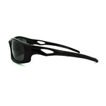 Polarized Mens Futuristic Aerodynamic Warp Sport Running Track Light Sunglasses