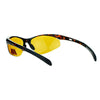 Polarized No Glare Mens Outdoor Baseball Half Rim Fishing Warp Sport Sunglasses