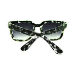 Luxury Squared Thick Plastic Keyhole Horn Rim Designer Fashion Sunglasses