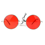 SA106 Retro Groovy Color Gradient Lens Circle Lens Round Hippie 70s Sunglasses